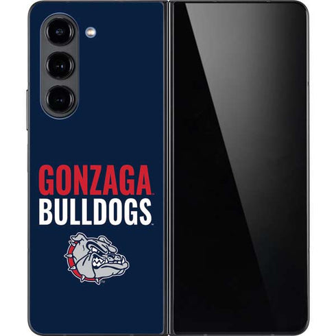 Gonzaga University Bulldogs Bold Galaxy Z Fold5 5G Skin